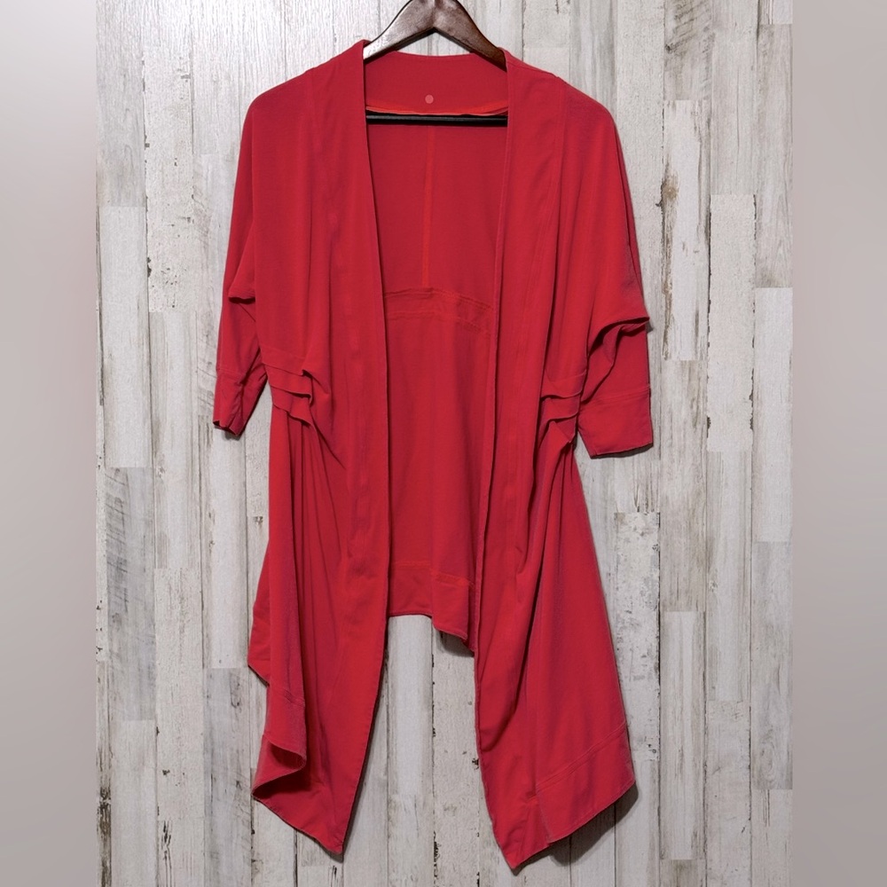 lululemon athletica Vibrant Red Open Cardigan
